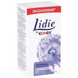 Прокладки женские ежедневные Lidie by Kotex нормал без аромата 50 шт.