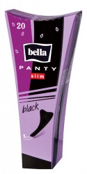 Прокладки женские ежедневные Bella пэнти слим блэк 20 шт. черные