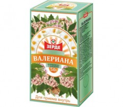 Валерианы корневища с корнями фито-чай 50 г