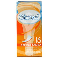 Прокладки женские ежедневные Дискрит стринг танга 16 шт.