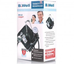 Тонометр механический B.Well на плечо в комплекте со стетоскопом wm-62s