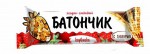 Батончик ягодно-злаковый, 25 г клубника с глазурью