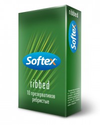 Презервативы Softex Риббд ребристые 10 шт.
