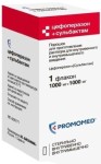 Цефоперазон+Сульбактам, порошок для приготовления раствора для внутривенного и внутримышечного введения 1000 мг+1000 мг 1 шт флаконы