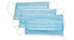 Маска медицинская одноразовая, 1 шт 3-х слойная на резинках