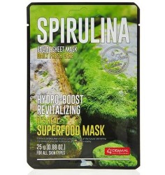 Маска тканевая для лица Dermal Итс реал суперфуд спирулина