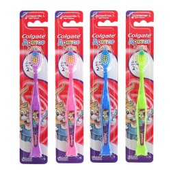 Зубная щетка детская Colgate Доктор Заяц с 2 лет супермягкие щетинки цвет в ассортименте