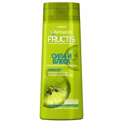 Шампунь Garnier Фруктис Сила и блеск 2 в 1 укрепляющий для нормальных волос 400 мл