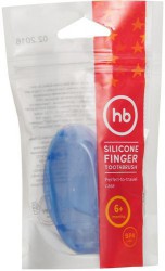 Зубная щетка детская Happy baby на палец с 6 мес в футляре