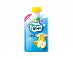 Пюре Фрутоняня яблоко банан творог 90 г