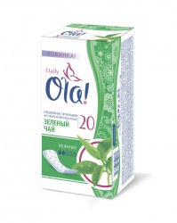 Прокладки женские ежедневные Ola дэйли део зеленый чай 20 шт.