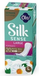 Прокладки женские ежедневные Ola Силк сенс дэйли део лардж ромашка 20 шт.