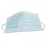 Маска медицинская одноразовая, 1 шт 3-х слойная на резинках 2400003675805