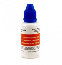 Левомицетин р-р д/наружн. прим. [спирт.] 0.25% 30 мл 1 шт.